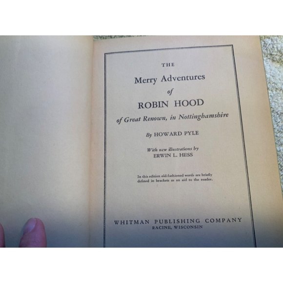 Robin Hood by Howard Pyle, Whitman Publishind # 2137– 1940 - Picture 9 of 11